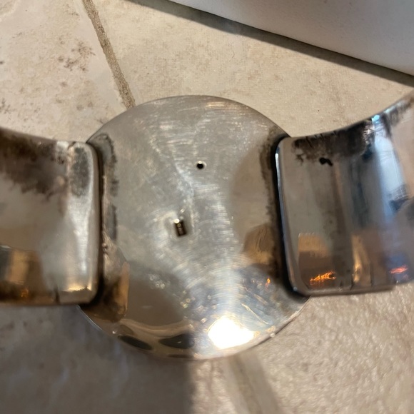 Large sterling Egyptian Cuff - Picture 3 of 3